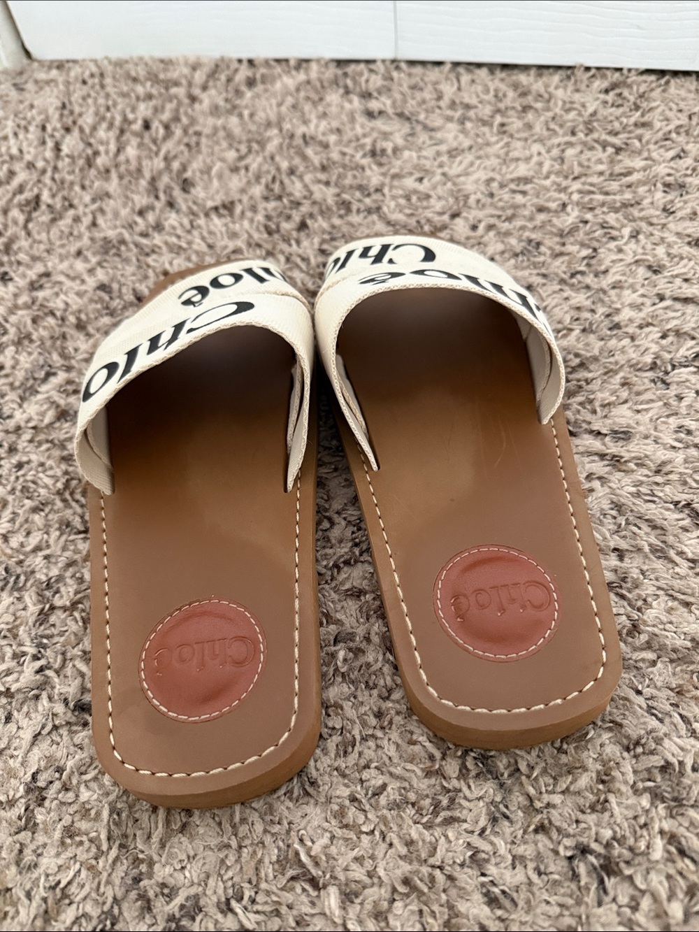 Chloé Chloe Woody Sandals 37 - Picture 2 of 3